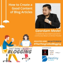 That Thing Called Blogging